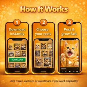 900+ Cat Reels Bundle – Funny Viral AI Cat Videos for TikTok Instagram YouTube Shorts Content Pack PLR MRR